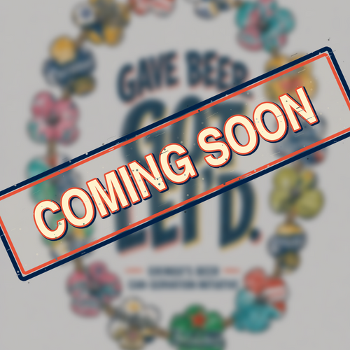 A gray placeholder-style graphic with a blurred circular logo in the background and a large diagonal 'COMING SOON' stamp across the center.