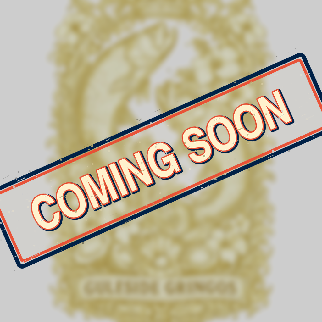 A placeholder graphic with a large diagonal 'COMING SOON' banner over a faded gold crest on a light gray background.